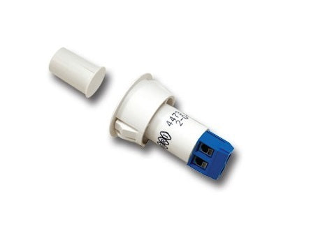 George Risk Industries (G.R.I.) 4473-G | Switch & 3/8" Magnet Recessed Switch Set, Gray, Standard 1/2"+ Gap, Closed Loop, M-5 Magnet, Terminals