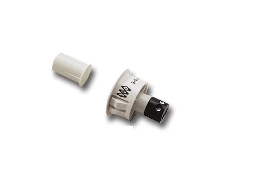George Risk Industries (G.R.I.) 4473RS-W | 3/4" Switch & 3/8" Magnet Recessed Stubby Switch Set, White, Closed Loop