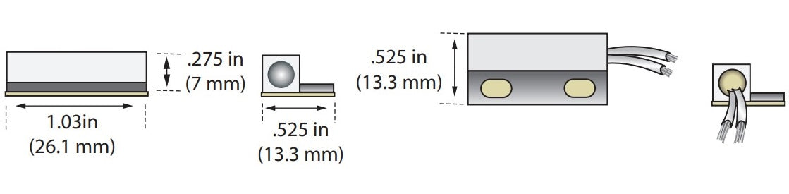 George Risk Industries (G.R.I.) 50F-12-B-BA | Brake Away Flange, Screw Mount