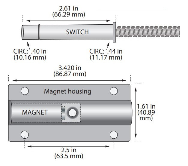 George Risk Industries (G.R.I.) MS4702A-120 | Switch Set 4702A With Magnashere Technology