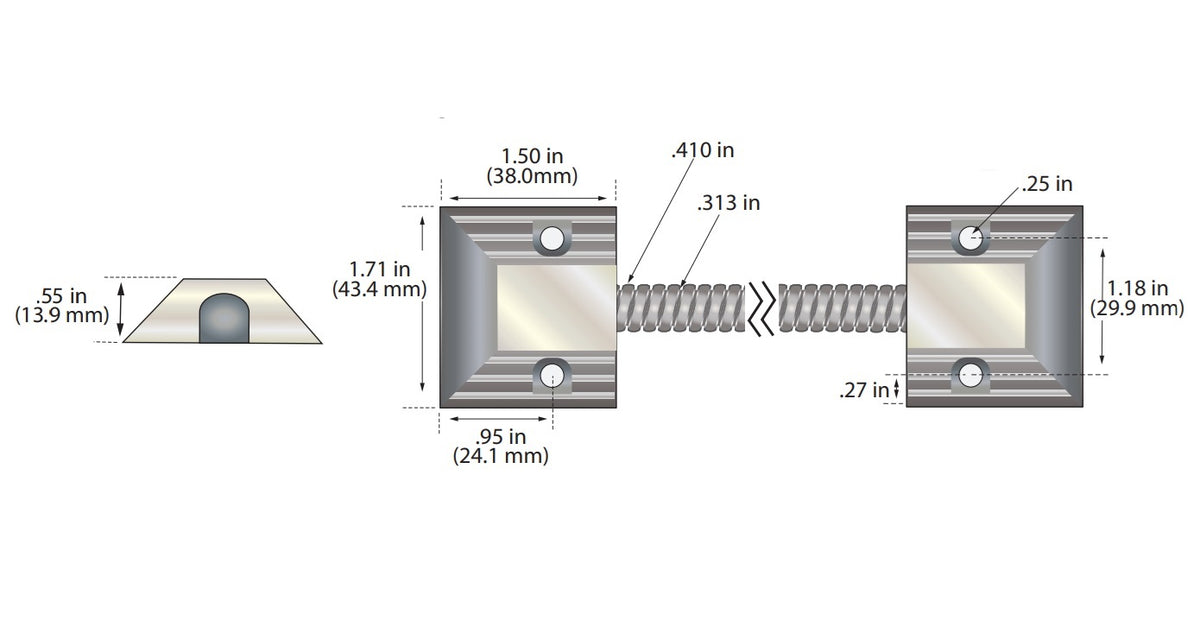 George Risk Industries (G.R.I.) PTDCL-18 | Power Transfer Device Large Size 18" 8449 Cable
