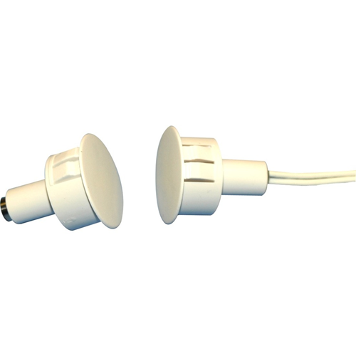 George Risk Industries (G.R.I.) 184-12-W | Door Recessed Switch Set, Closed Loop, White, For Steel Door