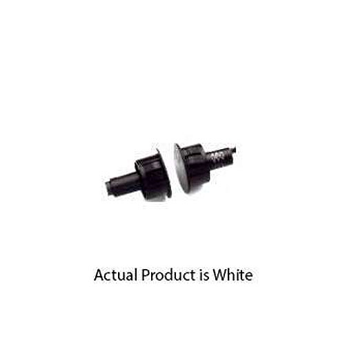 George Risk Industries (G.R.I.) 194-12WG-W | 1" Steel Door Recessed Switch Set, White, Standard 12" Leads
