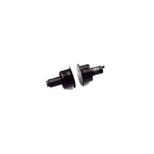 George Risk Industries (G.R.I.) 195-12-BL | 3/4" Steel Door Recessed Switch Set, Black, Standard 12" Leads