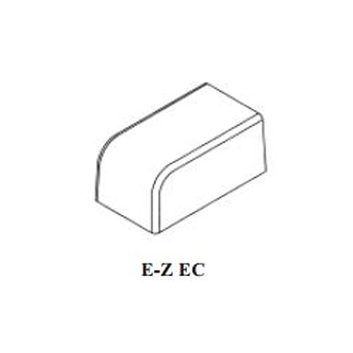 George Risk Industries (G.R.I.) E-Z 58 EC-W | Duct Raceway End Cap Connector, Abs Plastic, White