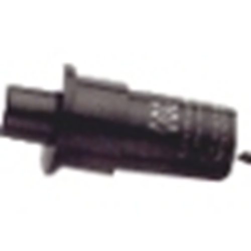 George Risk Industries (G.R.I.) PB-100-W | 9/16" Press Fit Push Button/Plunger, Closed Loop, Wire Leads, White