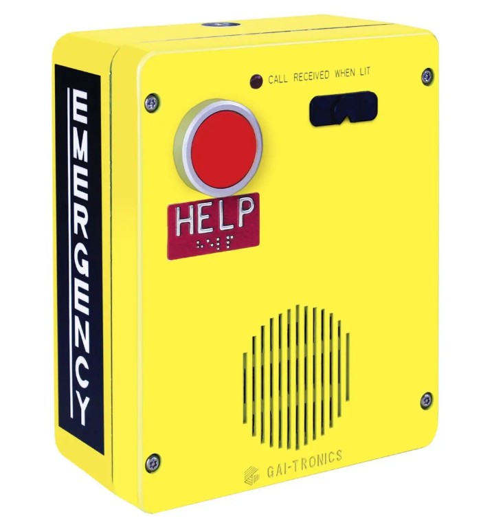 Gai-Tronics 393AL-710 | RED ALERT Series, VoIP Hands-free Emergency Telephones - Model 393AL-710