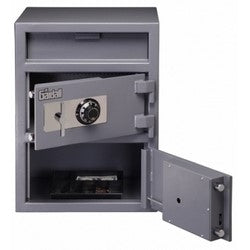 Gardall Safe Corporation LCF2820-G-CC | Cash Management Safe Combination Lock Light Duty Front Load, 20" Width x 16" Depth x 28" Height, Gray