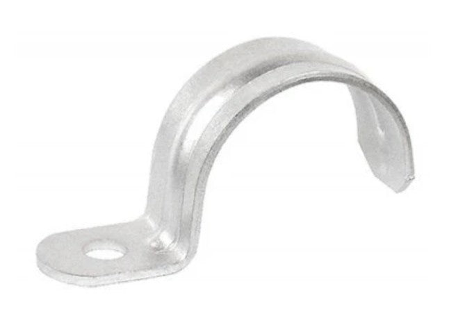 Garvin Industries OHS-100 | Conduit Strap, 1-Hole, for Rigid/EMT Conduit, Steel, 1 in.