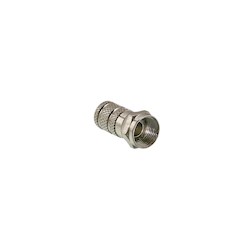 GEM Electronics 0406-6TOTP | GEM Electronics Twist On F Connector, Male, 75 Ohm, 10 Pack