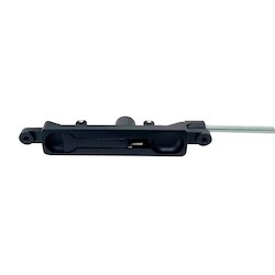 General Lock AFB14-BLACK | Storefront Flushbolt 1/4" Offset