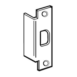 General Lock BH-AF-261-SL | Filler Plate, 1-1/4" Width X 4-7/8" Height, Silver, Aluminum Frame, for Electric Strike