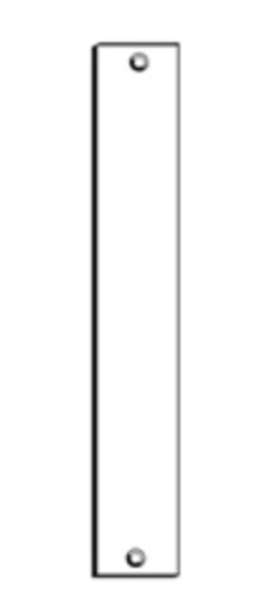 General Lock BH-EF-86 | Filler Plate, 86 Cutout, 1-1/4" Width X 3/16" Depth X 8" Height, Prime Coated