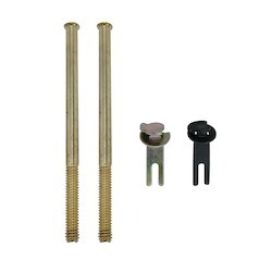 General Lock D1D2-DC-TDK-214 605 | Deadlock Thick Door Kit, 2-1/4", Bright Brass, For Sfic D662 And D162 Double Cylinder Deadlock