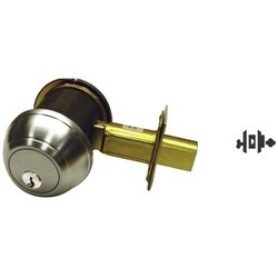 General Lock D660 626 234 C | Deadbolt, Grade-1, 1-Cylinder, Heavy Duty, Schlage C Keyway, Square Corner, 2-3/4" Backset