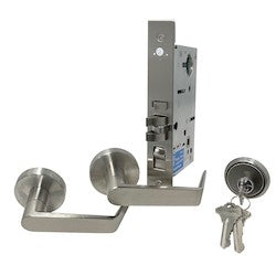 General Lock GM9150 RR 630 C | Mortise Office Entry Rose/Lever