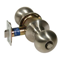General Lock K240PSR 630 234 S TF | P Knob, Small Rose, T & Fl Strikes 65mm Rose, 2-3/4" Bs