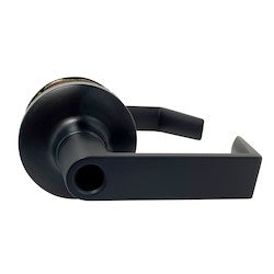 General Lock L180R 622 C 234 S ANSI S | R Lever, Clutch, Schlage C 2-3/4" BS, Black