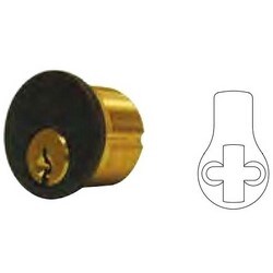 General Lock MC114 SC 10B ST KA2 | Mortise Cylinder, Schlage C Keyway, Standard Yale Cam, Keyed Alike, Solid Brass