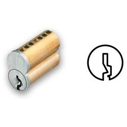 GMS Industries IC7R 26D | Interchangeable Cylinder Core, Small Format, Best R Keyway, 7-Pin, 0.56" Diameter X 1.25" Length X 0.96" Height