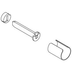 GMS Industries KIT-K001YA | Yale Conversion Kit, Includes Plastic Insert, Tailpiece, Sleeve, For Fitting Yale Lever