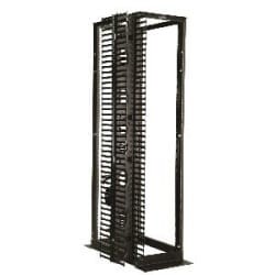 Great Lakes Case & Cabinet Co 4PM6-29-8FR | Four Post Rack With 3/8 Inch Square M6 Mounting and 8 Inch Vertical Front and Rear Cable Management