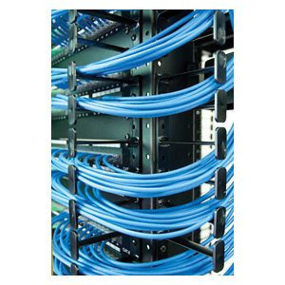 Great Lakes Case & Cabinet Co ENC-K24 | Cable Management Rail Kit, Includes 24 Sections of 7 RMU Fingers 4 Inch D