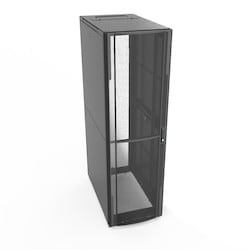 Great Lakes Case & Cabinet Co GL790L-2442MSS | L Cabinet, 42 RMU, 39.375 Inch Usable Depth, 35.25 Inch Max Rail Spacing, Black