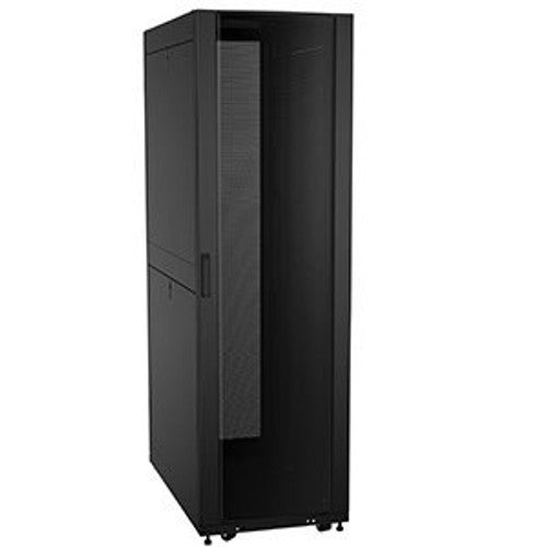 Great Lakes Case & Cabinet Co GL790L-3242-MSS | 42U 79"Hx32"Wx40"D Front & Rear Mesh Door Black