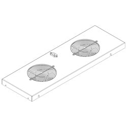Great Lakes AM-FTES24 | Air Manager Fan Tray, 600 Cfm, Compatible With Standard Air Manager, Use With 24"W Es Cabinets