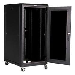 Great Lakes GL480E-2432-B-SQM6P | E Cabinet, 48"H X 24"W X 32"D, 24 Rmu, 30" Usable Depth, 30" Max. Rail Spacing, 600 Lb. Weight Capacity., Black