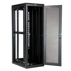 Great Lakes GL720E-2436-B-SQM6P | E Cabinet, 72"H X 24"W X 36"D, 37 Rmu, 34" Usable Depth, 34" Max. Rail Spacing, 1500 Lb. Weight Capacity., Black
