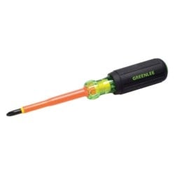 Greenlee 0153-33-INS | Screwdriver, Insulated, #2 X 4"
