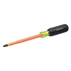 Greenlee 0153-35-INS | Screwdriver, Insulated, #3 X 6"