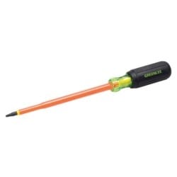 Greenlee 0353-32-INS | Screwdriver, Insulated, Square Tip, #1 X 6"