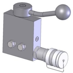 Greenlee 15644 | Control Valve Unit, Single Action, For 960 Ps Hydraulic Power Pump