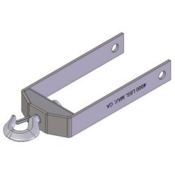 Greenlee 16800 | Yoke Frame, Steel, For 12" Diameter 651 Cable Puller Hook Sheave