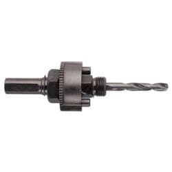 Greenlee 37156 | 1/2" Shank with 3 Flats, Hole Saw Arbor