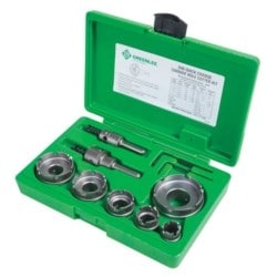 Greenlee 648 | Carbide Cutter Set, Quick Change, 8 Pieces