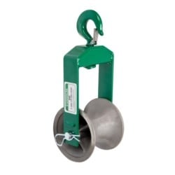 Greenlee 650 | Sheave, Cable, 6", Hook Type (650)
