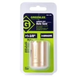 Greenlee 725-1-3/8 | Holesaw, 1-3/8", Carbide Grit, Packaged