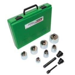 Greenlee 7307SP | Speed Knockout Kit, Conduit, Stainless Steel 1/2 X 2’, 1-7/32’