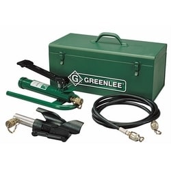 Greenlee 800F1725 | Hydraulic Cable Bender with 1725 Foot Pump, High Pressure Hose Unit and Storage Box