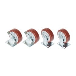 Greenlee CRSL6 | Caster Kit, 6" With Side Lock (2R2S)
