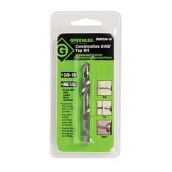 Greenlee DTAP3/8-16 | 3/8"-16Nc Drill/Tap Bit