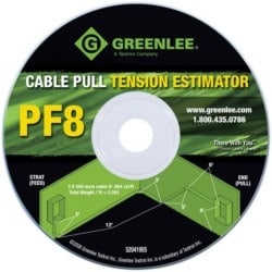 Greenlee PF8 | Estimator Cd, Cable Puller