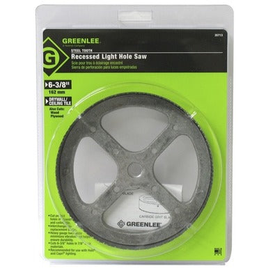Greenlee-Textron 35713 | 6-3/8" Recessed Light Hole Saw