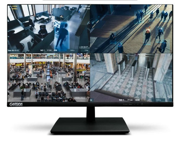 Gvision USA C24BD-AU-400G | CCTV Monitor, 24 in., Desktop, HDMI and Dual BNC I/O