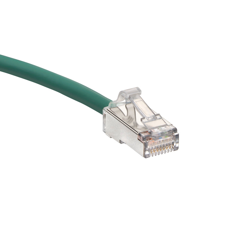 Leviton H6A10-11G | Cat 6A High-Flex Patch Cord, 11 feet(3.3 m), green