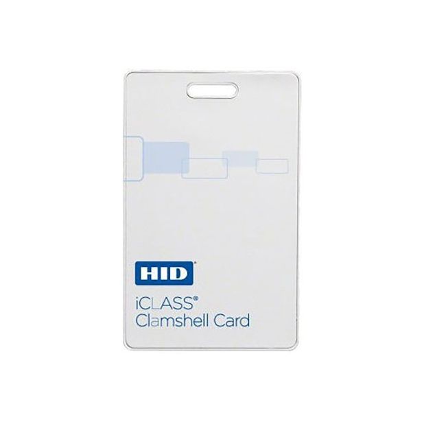 HID Global Corp 5006PGGAN | Composite iCLASS Seos Contactless Smart Card 8K, Programmed, F-Gloss, B-Gloss